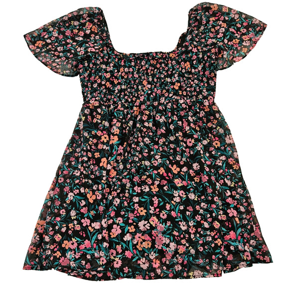 BCBG Paris Dresses & Skirts - Floral Black Dress